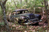 Long-Abandoned 1950 Oldsmobile 88 Near Athens