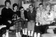 Gathering at Mary's home in 1964