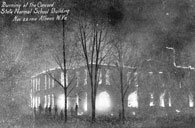 Burning of the Concord State Normal School Building