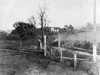 Entrance to the new campus in 1912. Note the Vermillion Homeplace in the distance. (See "Vermillion Homeplace Demolished" in this section.)