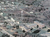 Campus View, Mid 1960s:  Aerial view of McComas Hall, Sarvay Hall, and Wilson Hall before Twin Towers were constructed.