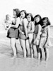 Vacation in Florida. Garland Jr. (in arms), Helen, and daughters Mary, Nancy, Thelma, and Martha.
                