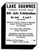 Raleigh Register (Beckley, WV) advertisement, July 4, 1943, Page 2.